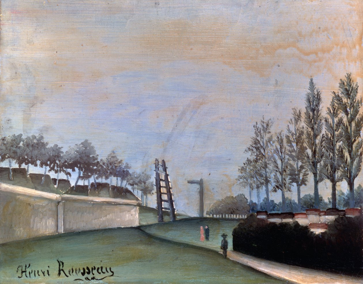 Vista de Vanves, 1909. de Henri Rousseau