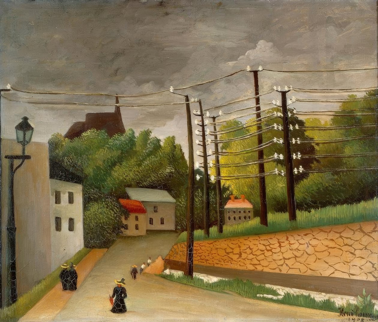 Vista de Malakoff de Henri Rousseau