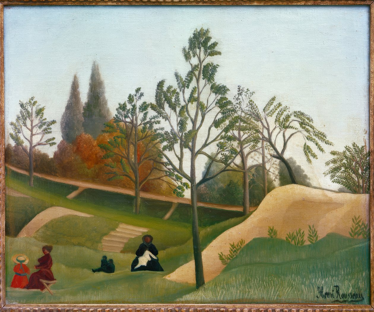 Vista das fortificações de Henri Rousseau