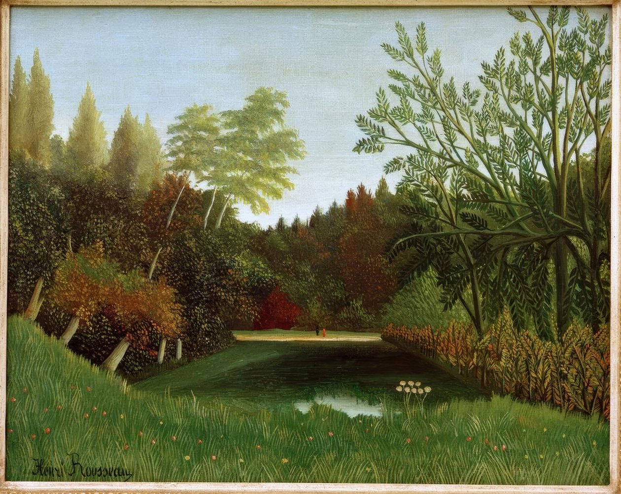 Vista do Bois de Boulogne de Henri Rousseau