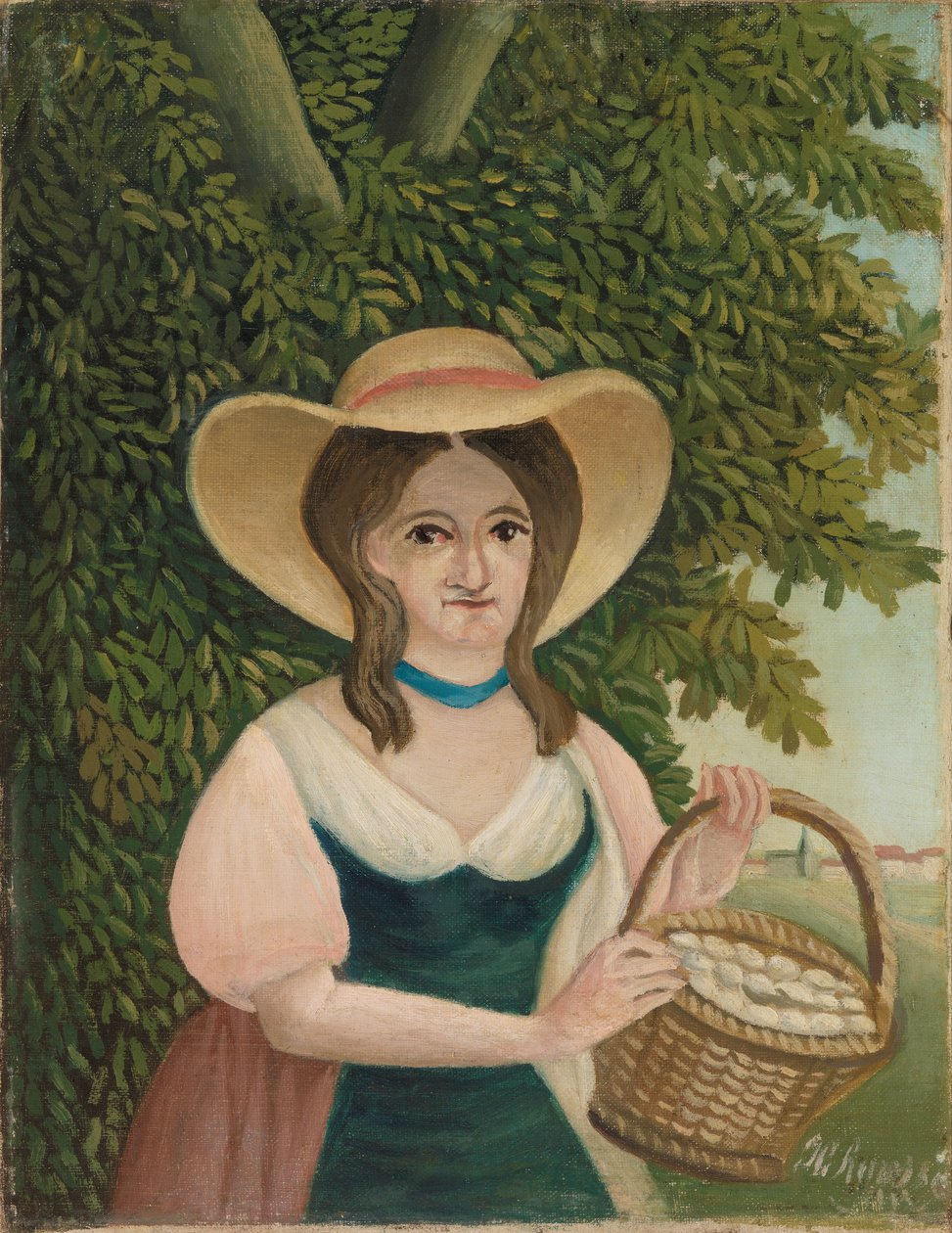 Mulher com cesto de ovos (La Femme au panier d