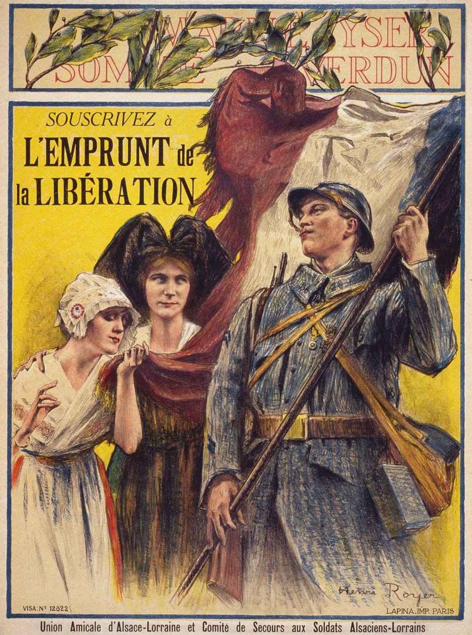 Assine o empréstimo de libertação - cartaz da Union amicale d