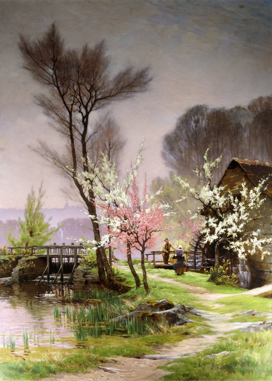No Moinho de Água, Primavera de Henri Saintain
