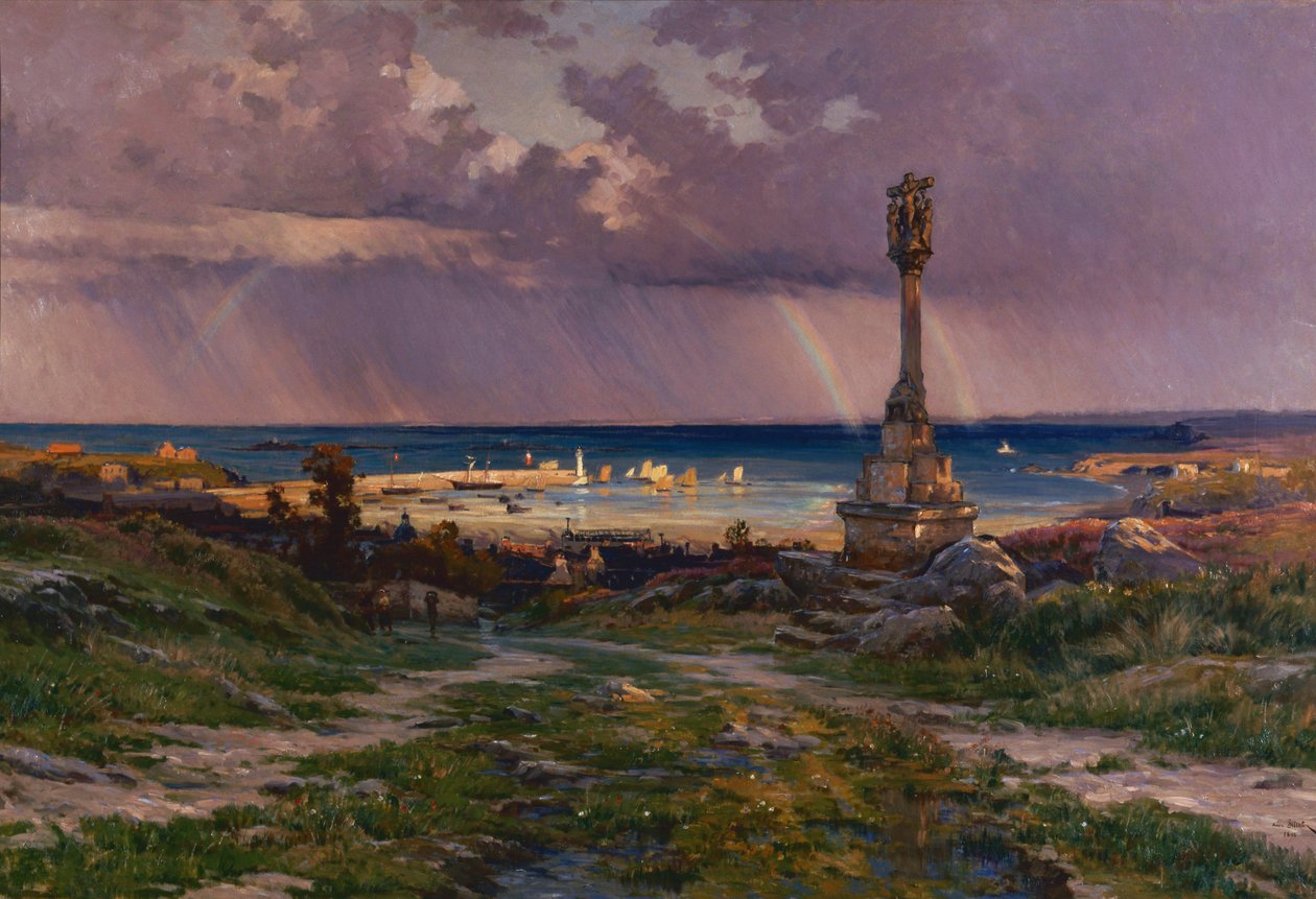 Depois da tempestade em Portrieux de Henri Saintin