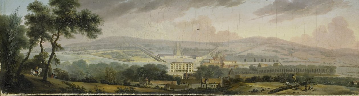 Vista da parte de trás de um palácio de Henri Sallembier