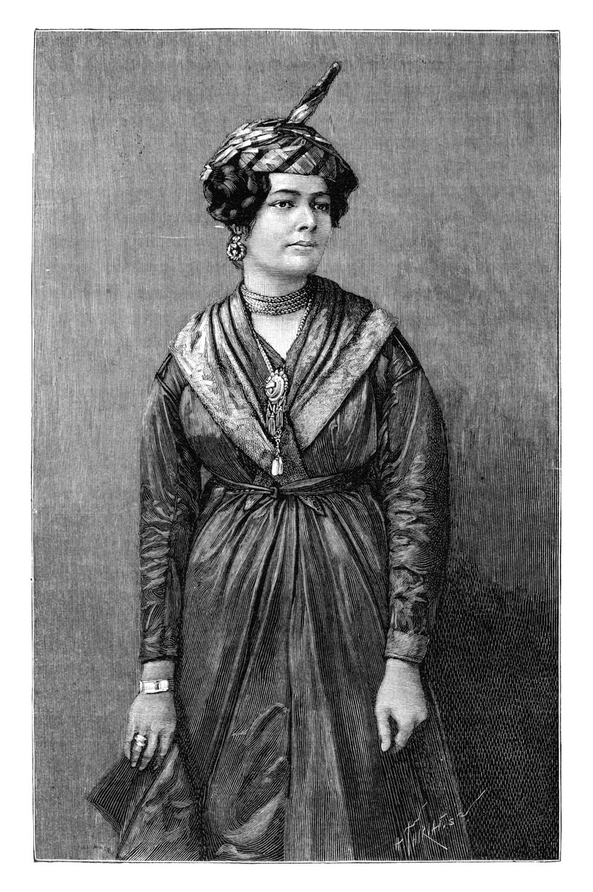 Uma mulher crioula da Martinica, c1890 de Henri Thiriat