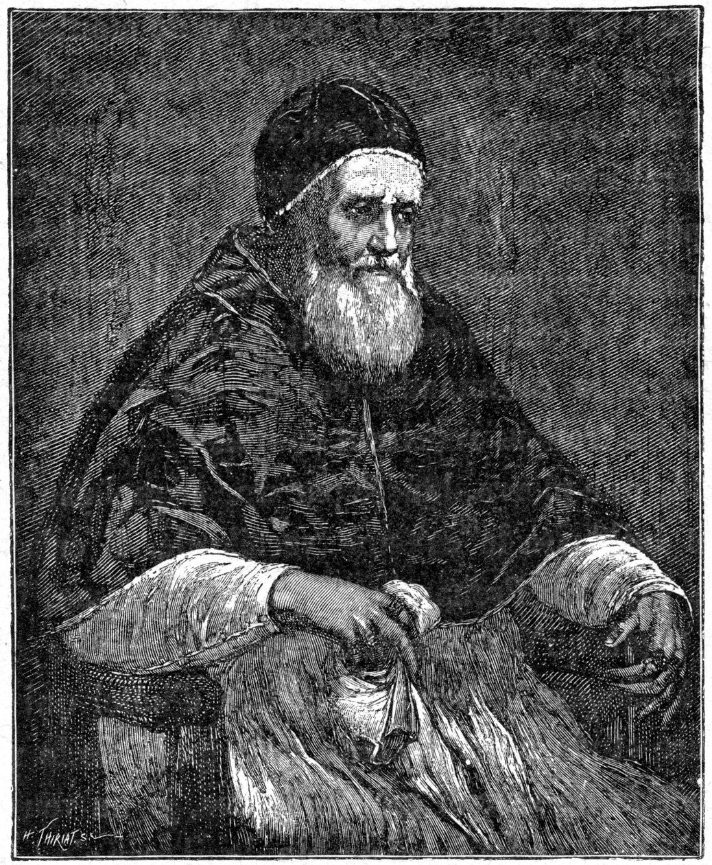 Papa Jules II, 1898 de Henri Thiriat