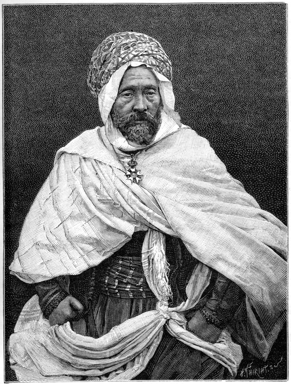 A Agha de Tugurt, c1890 de Henri Thiriat