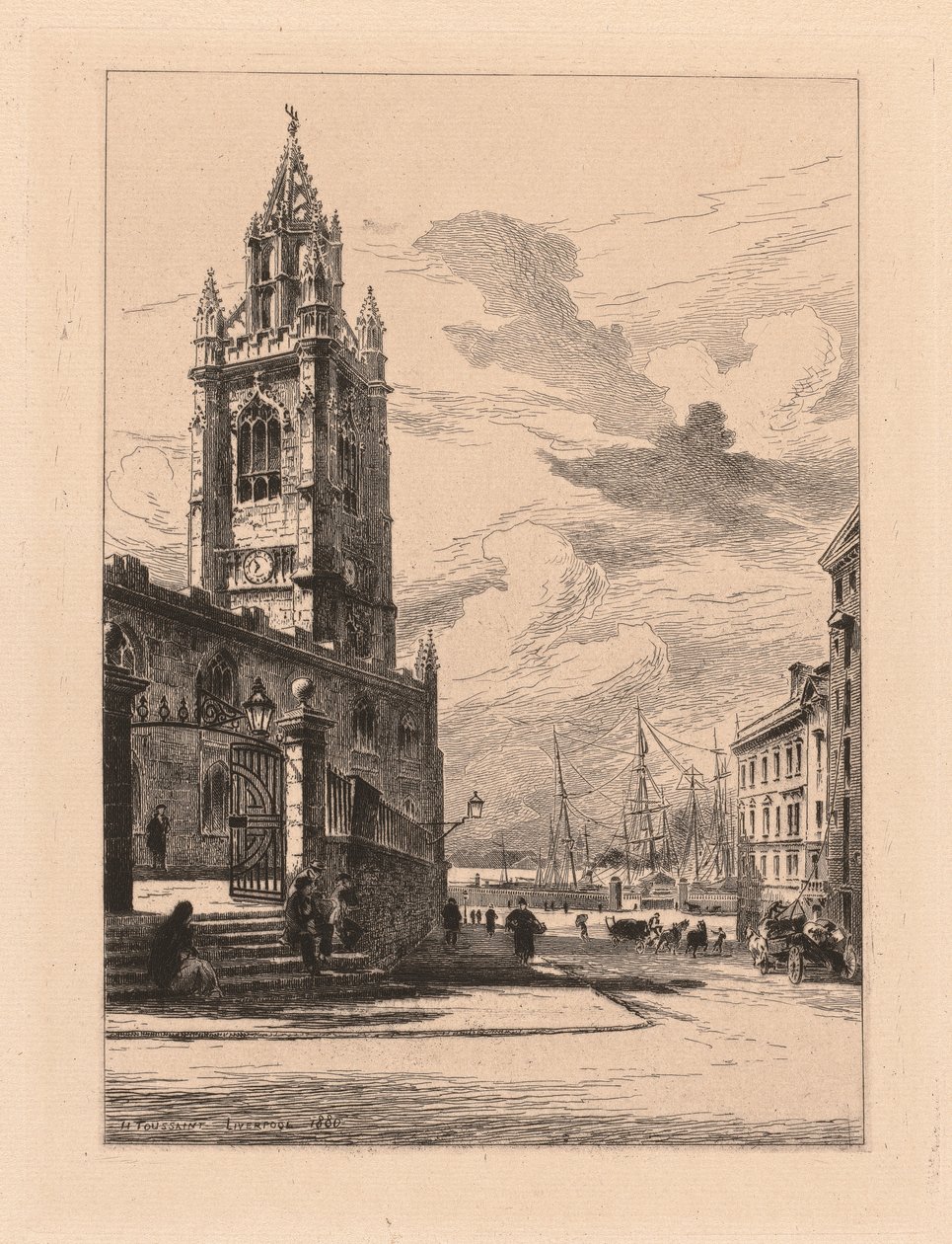 Igreja de São Nicolau, Liverpool de Henri Toussaint