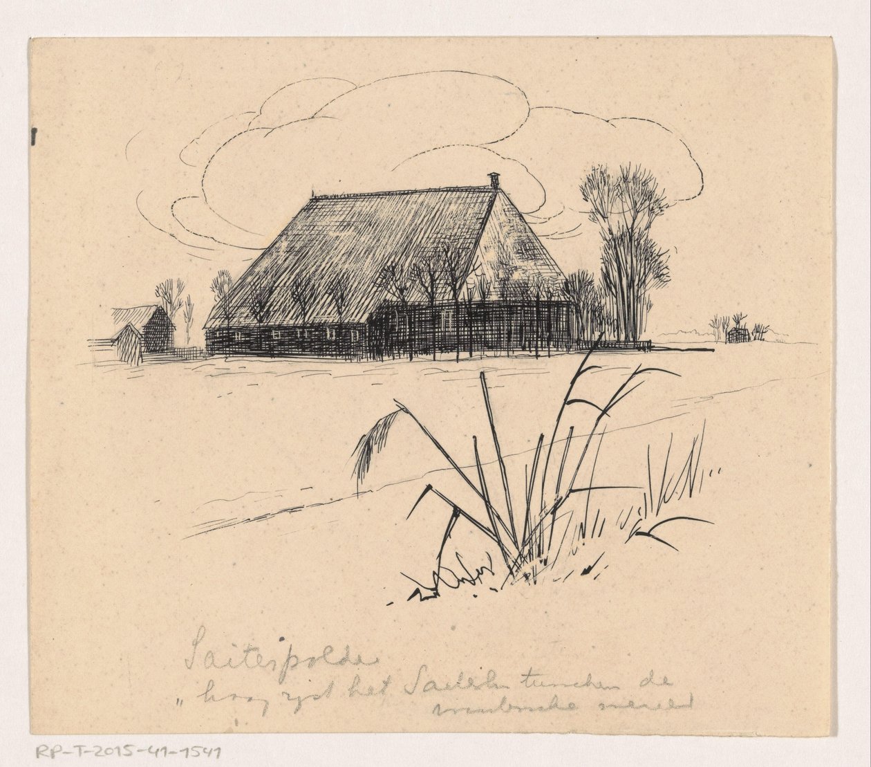 Celeiro no Saiterpolder de Henri Verstijnen