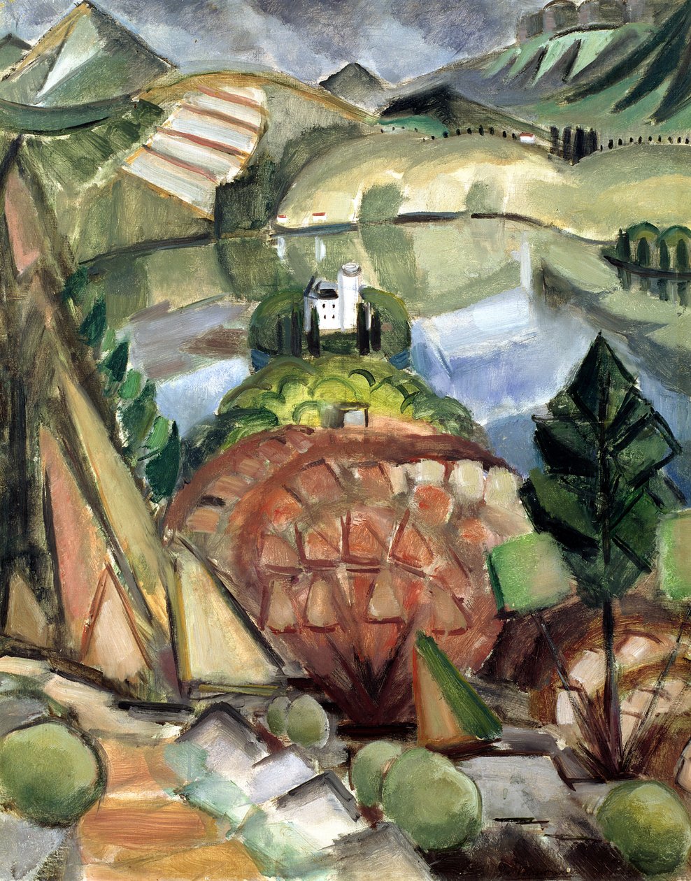 O lago de Henri Victor Gabriel Le Fauconnier