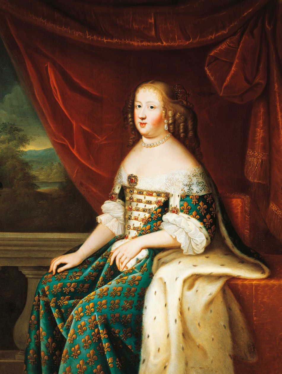 Retrato de Maria Teresa (óleo sobre tela) de Henri and Charles Beaubrun
