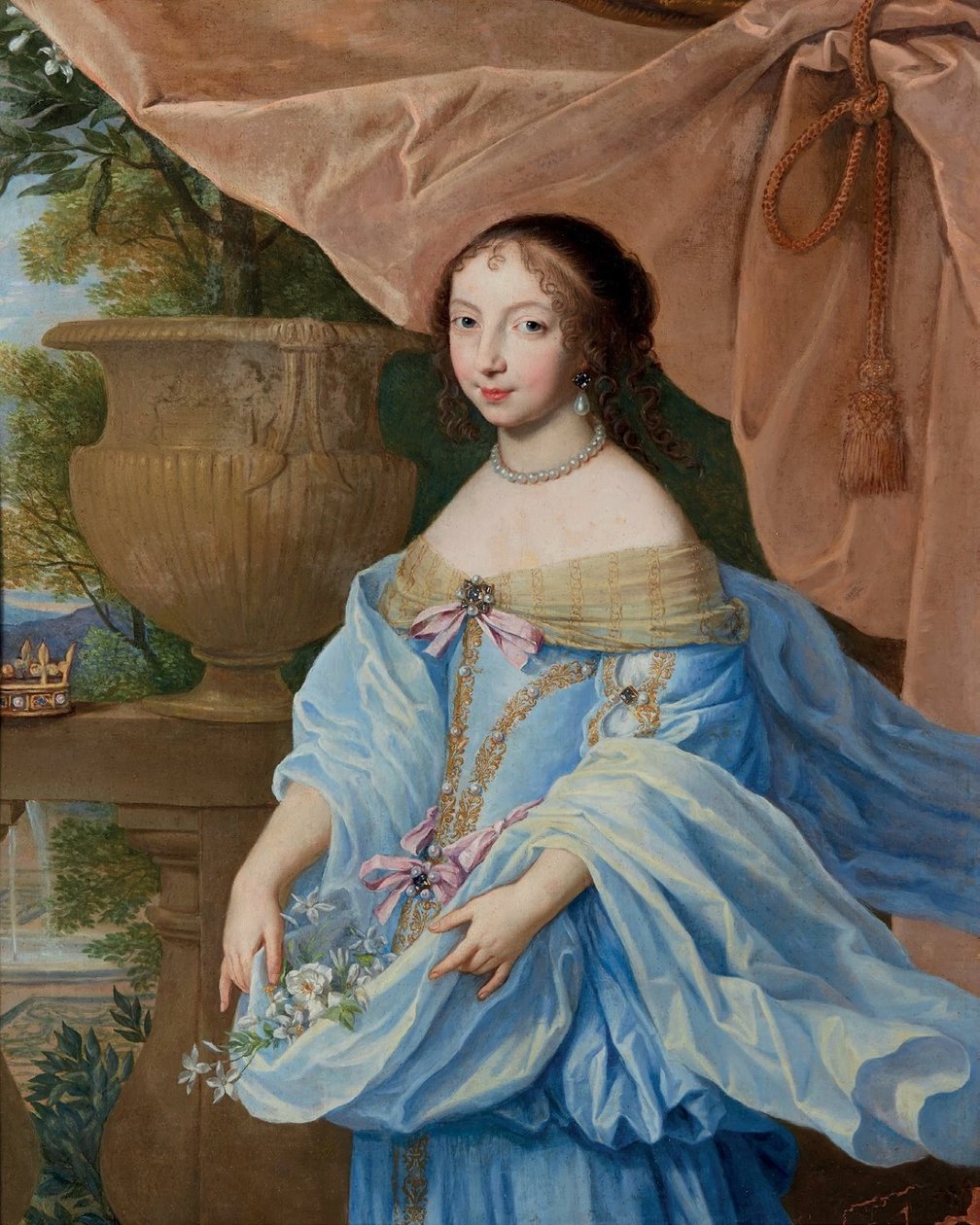 Retrato "dito" de Marie Martinazzi, Princesa de Conti de Henri and Charles Beaubrun