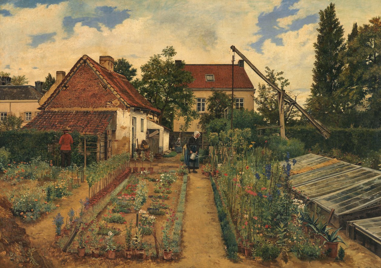 O Jardim das Flores de Henri de Braekeleer