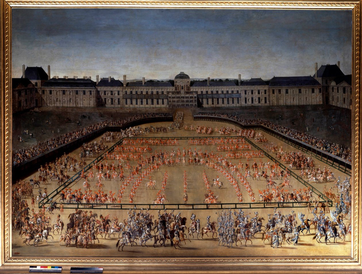 O Grande Carrossel dado por Luís XIV no Cour des Tuileries em Paris, para celebrar o nascimento do Delfim (1/11/1661), 5 de junho de Henri de Gissey