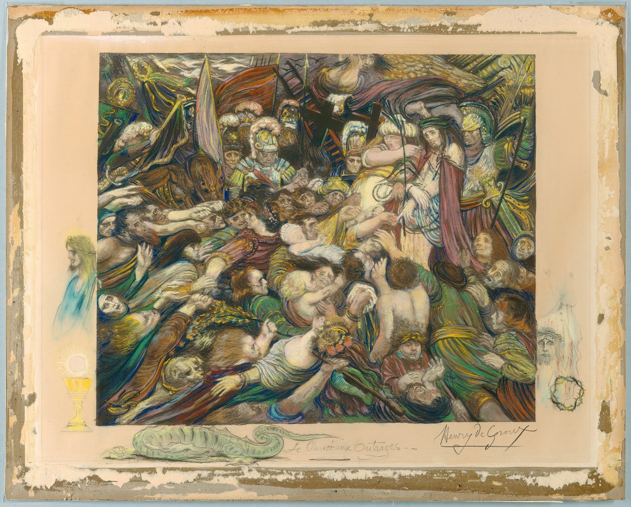 Cristo entre seus atormentadores de Henri de Groux