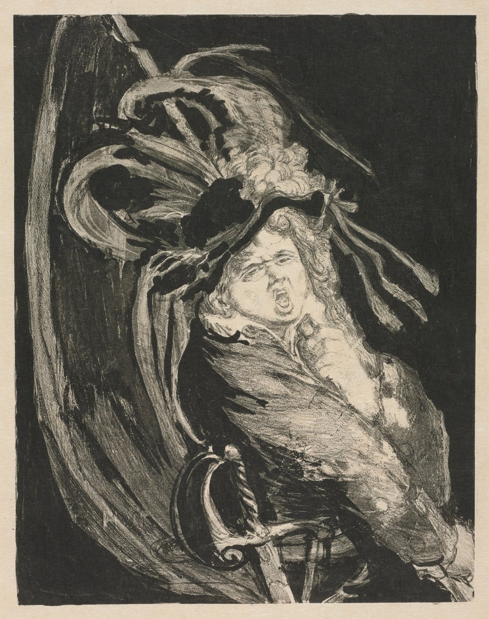 Porta-estandarte, 1893. de Henri de Groux