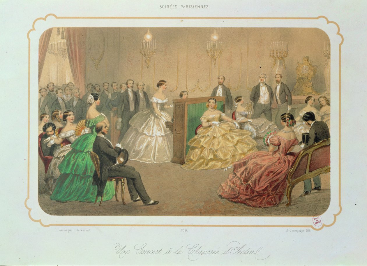 Da série Soirees Parisiennes : Um concerto na Chaussee d