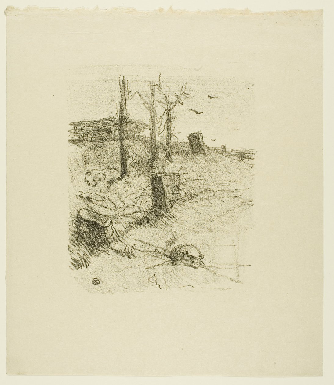 Um cemitério na Galiza, de Au Pied du Sinaï de Henri de Toulouse-Lautrec