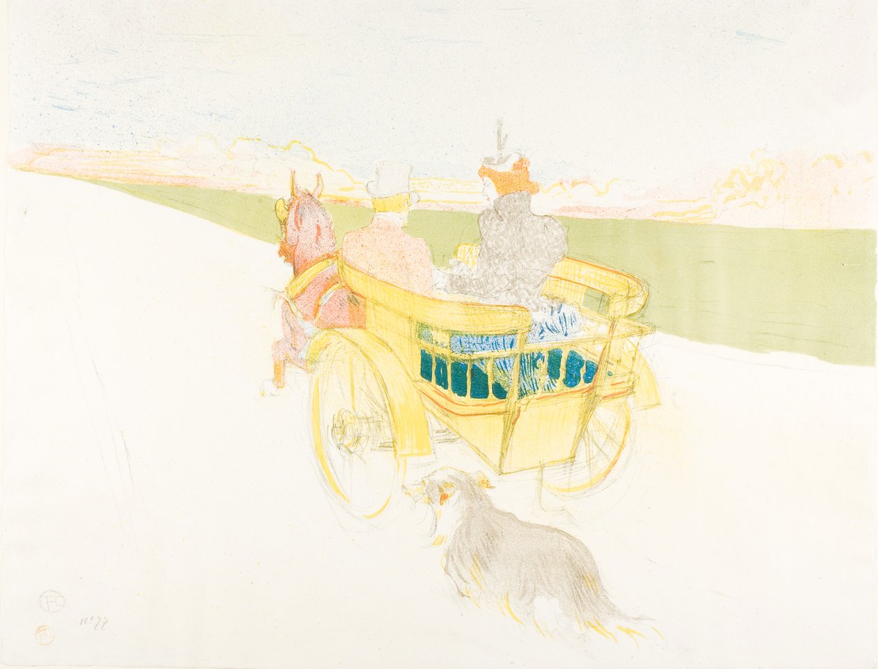 Um passeio no país de Henri de Toulouse-Lautrec