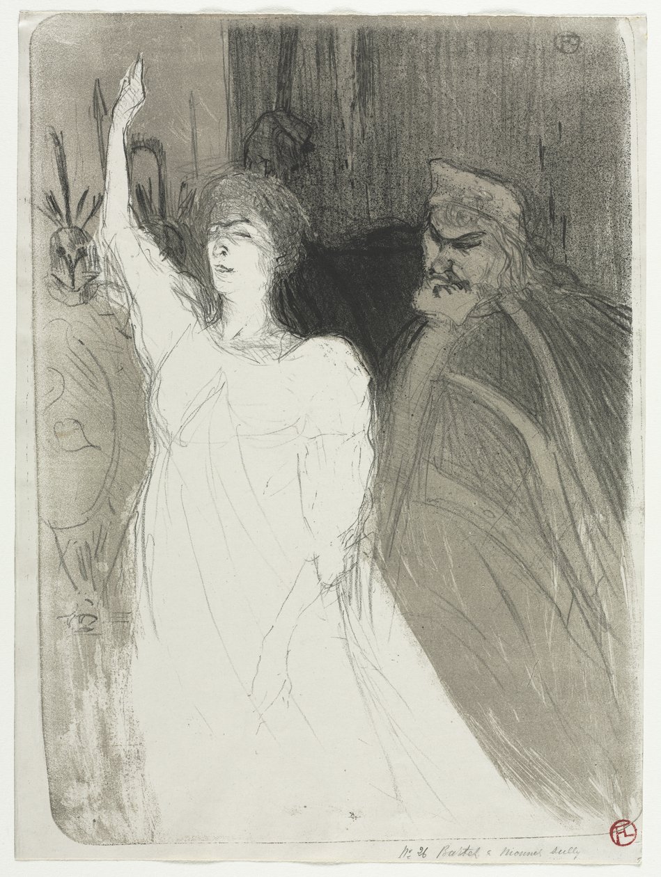 Um principesco idílico, Clara Ward de Henri de Toulouse-Lautrec