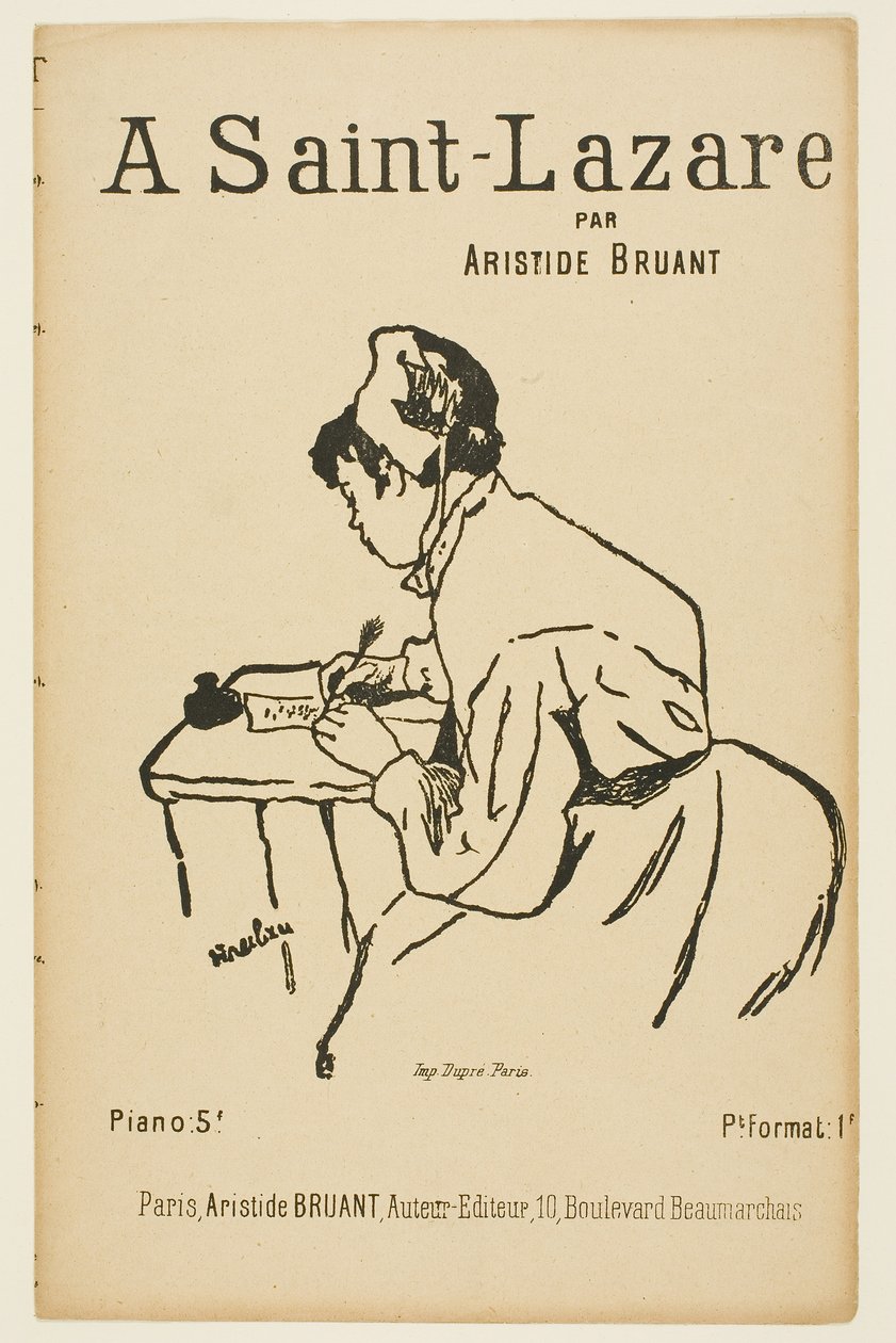 Em São Lázaro de Henri de Toulouse-Lautrec