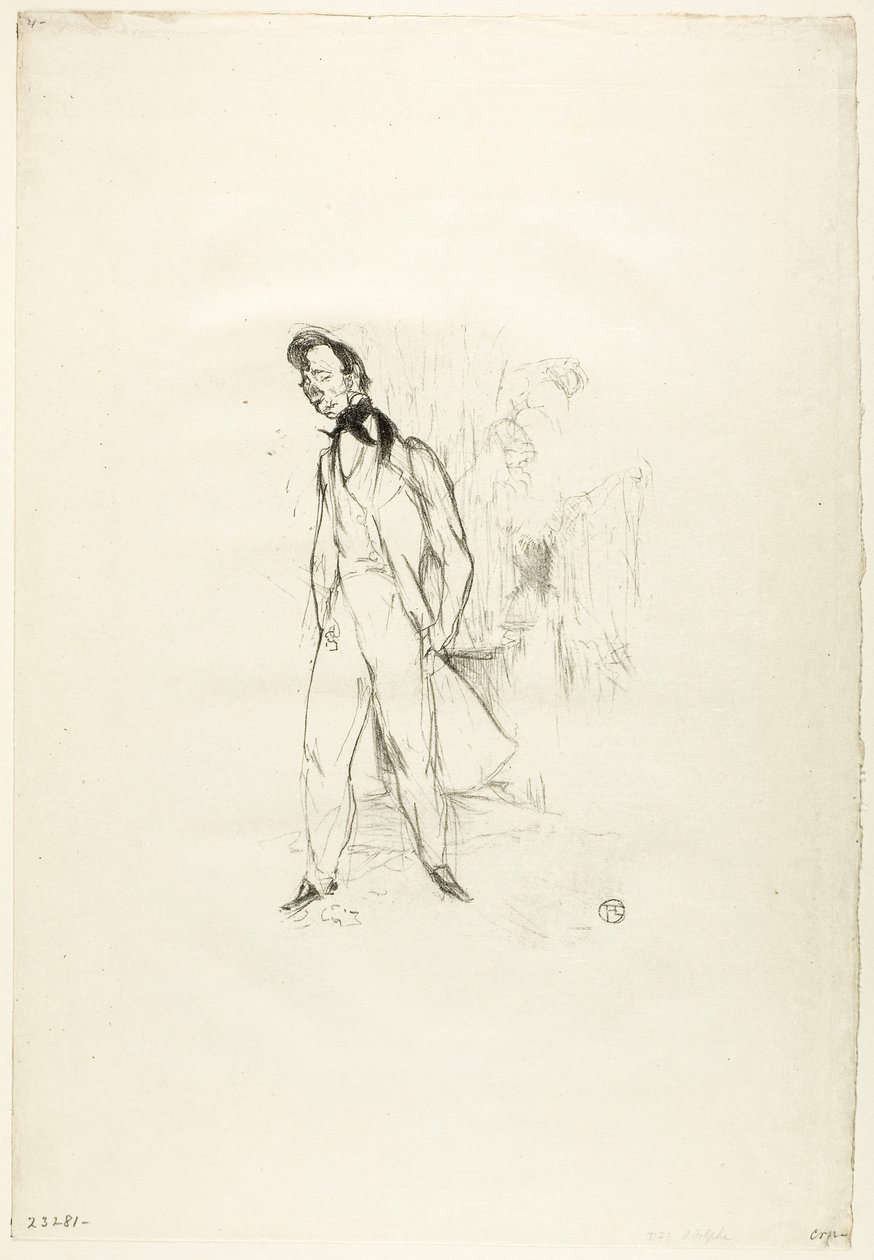 Adolphe ou o jovem triste de Henri de Toulouse-Lautrec