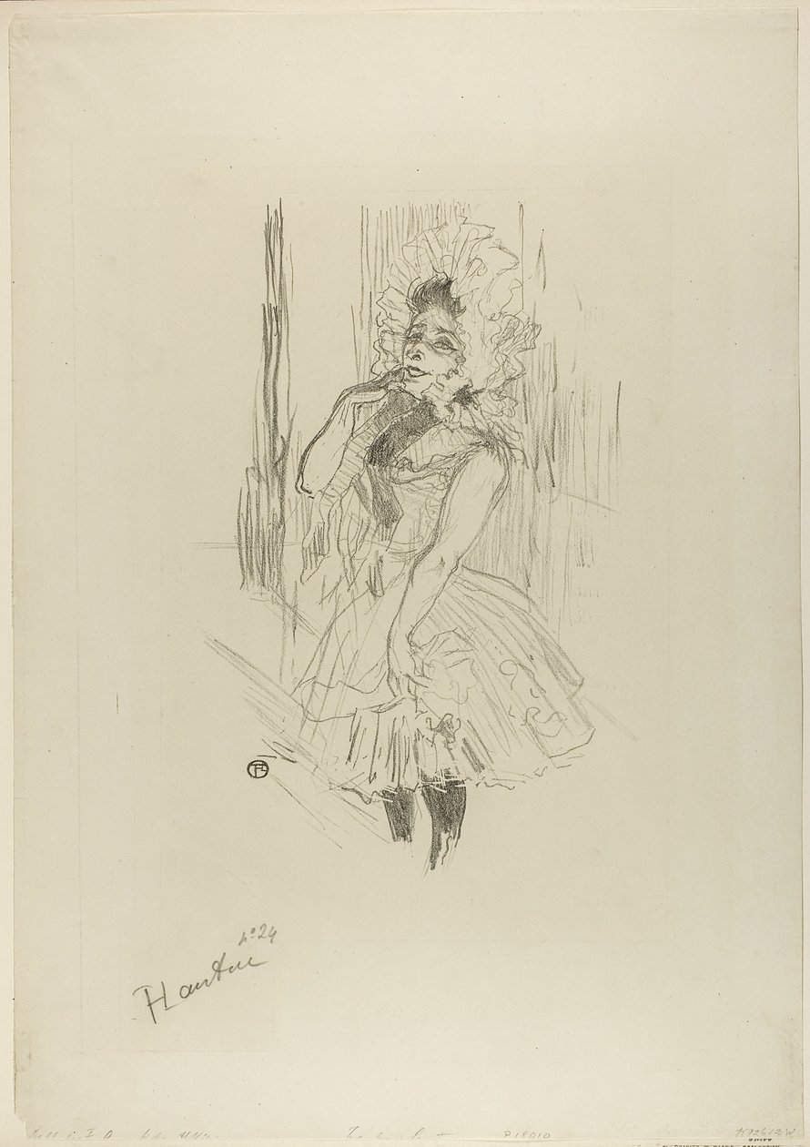 Anna Held, em Todas essas senhoras no teatro de Henri de Toulouse-Lautrec