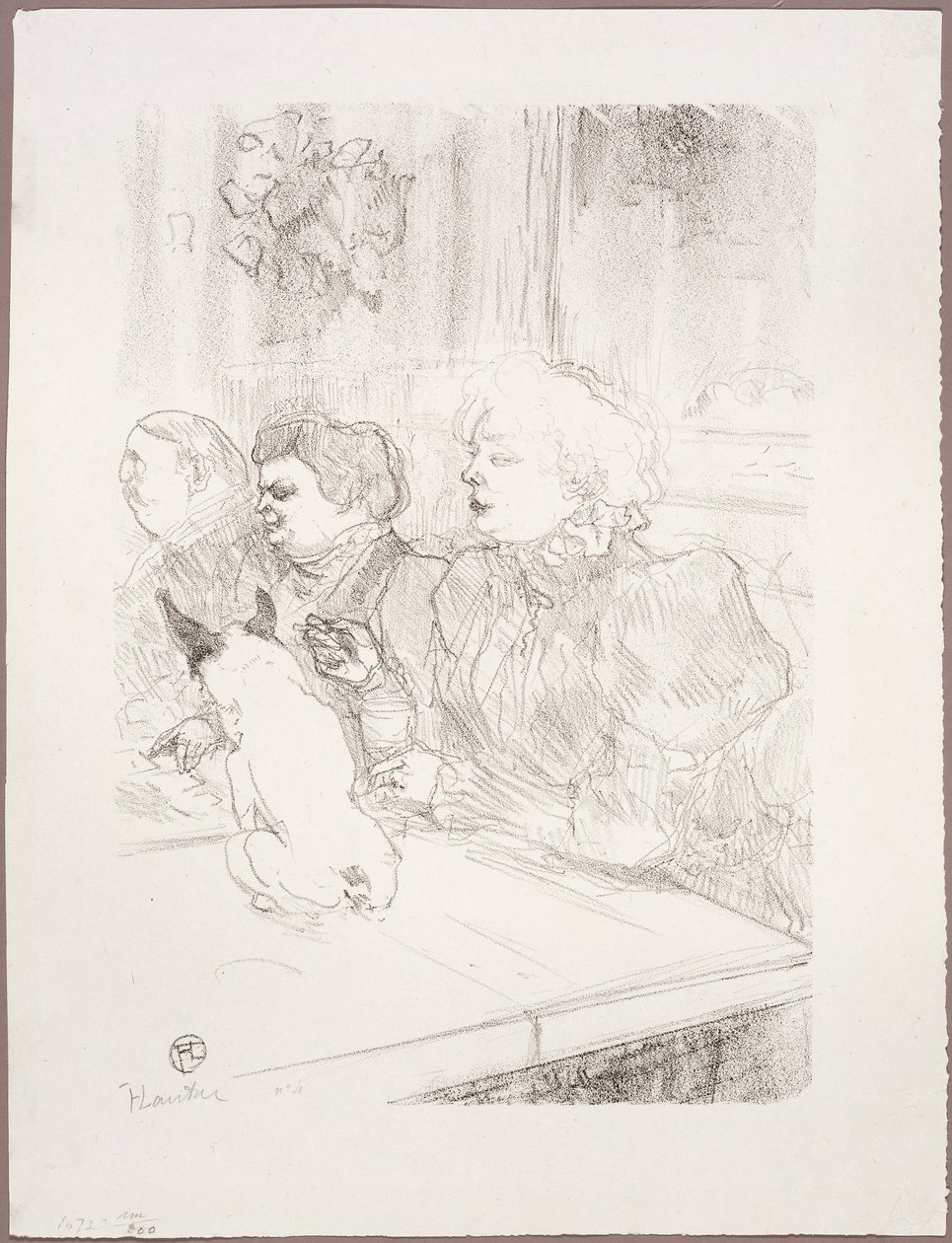 Em La Souris, Madame Palmyre de Henri de Toulouse-Lautrec