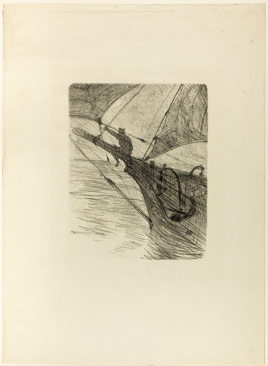 No mar à noite, de Melodies de Désiré Dihau de Henri de Toulouse-Lautrec