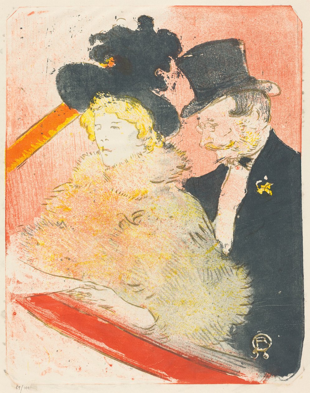 No Concerto (Au concert) de Henri de Toulouse-Lautrec