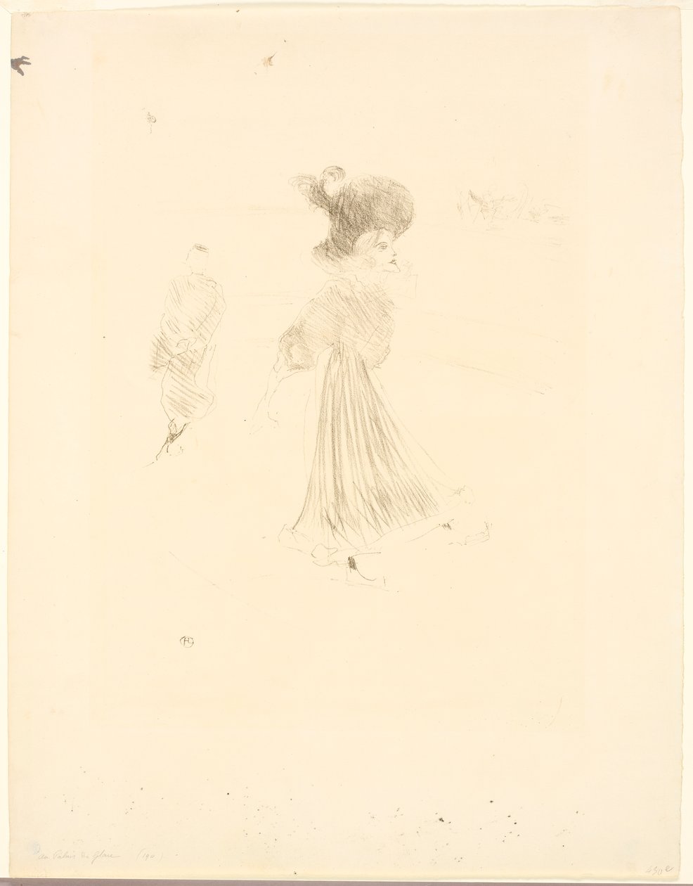 No Palácio do Gelo de Henri de Toulouse-Lautrec