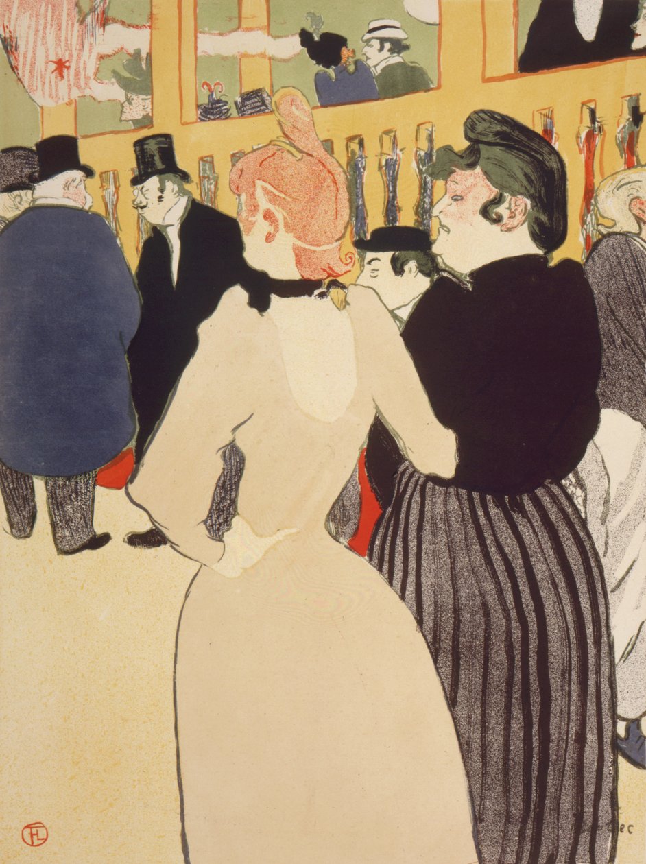 No Moulin Rouge de Henri de Toulouse Lautrec