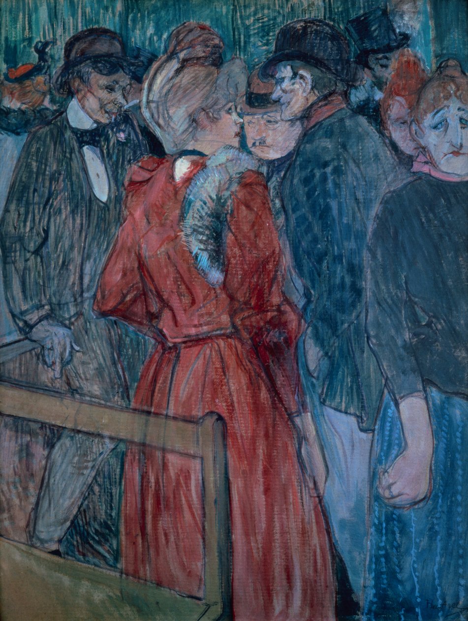 No Moulin de la Galette de Henri de Toulouse Lautrec