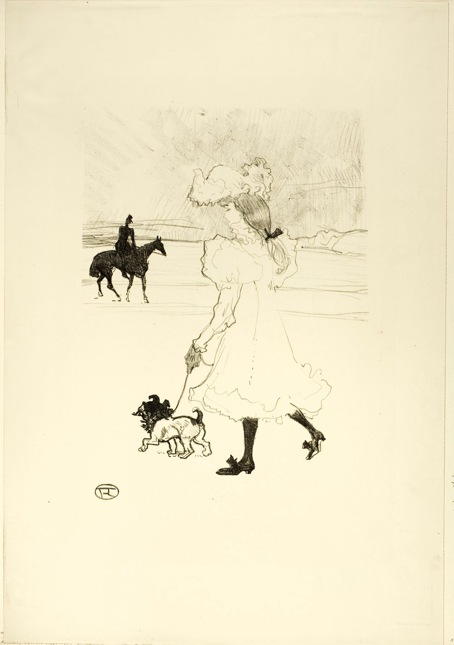 Na floresta de Henri de Toulouse-Lautrec