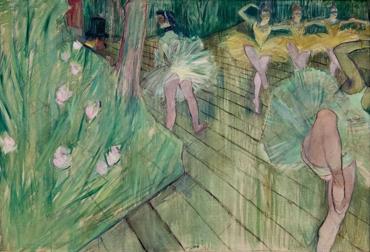 Cena de balé de Henri de Toulouse Lautrec