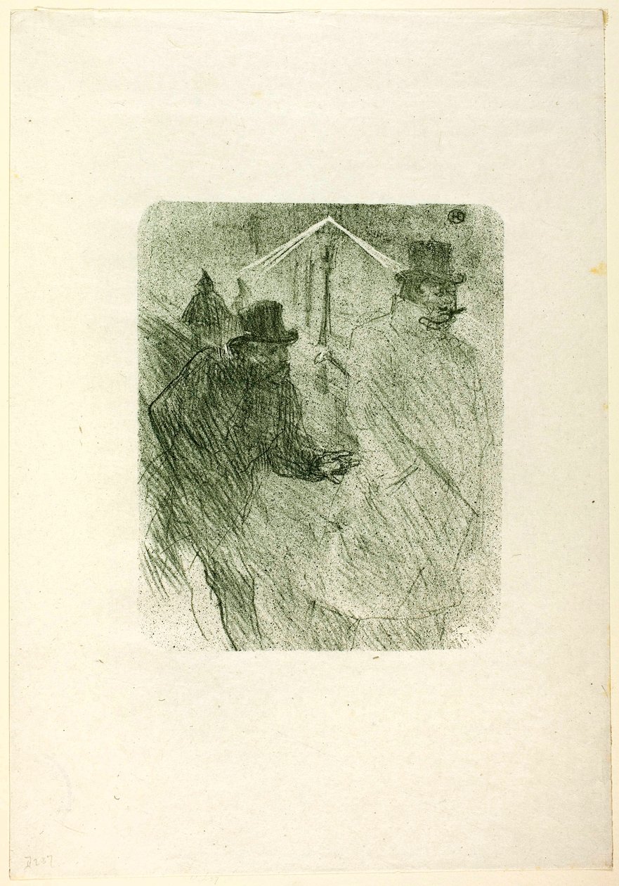 Barão Moïse Begging, de Au Pied du Sinaï de Henri de Toulouse-Lautrec