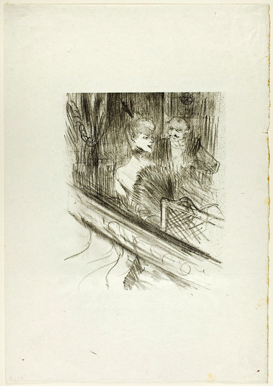 Barão Moïse, o camarote, de Au Pied du Sinaï de Henri de Toulouse-Lautrec