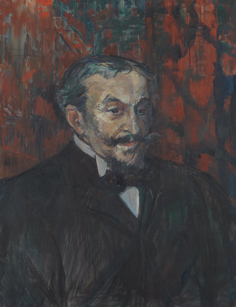 Retrato de um cavalheiro (Georges de Villéchenon) de Henri de Toulouse-Lautrec