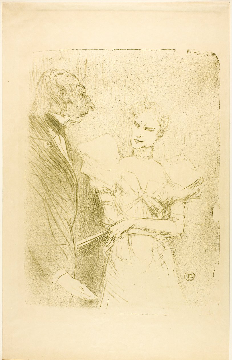 Brandès e Leloir, em Les Cabotins de Henri de Toulouse-Lautrec