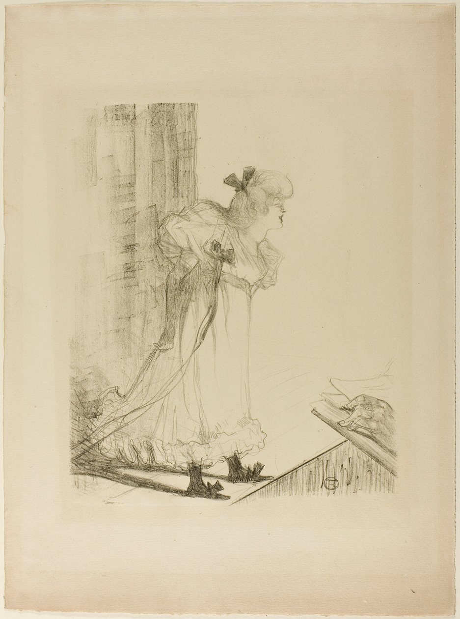Cantora de cabaré de Henri de Toulouse-Lautrec