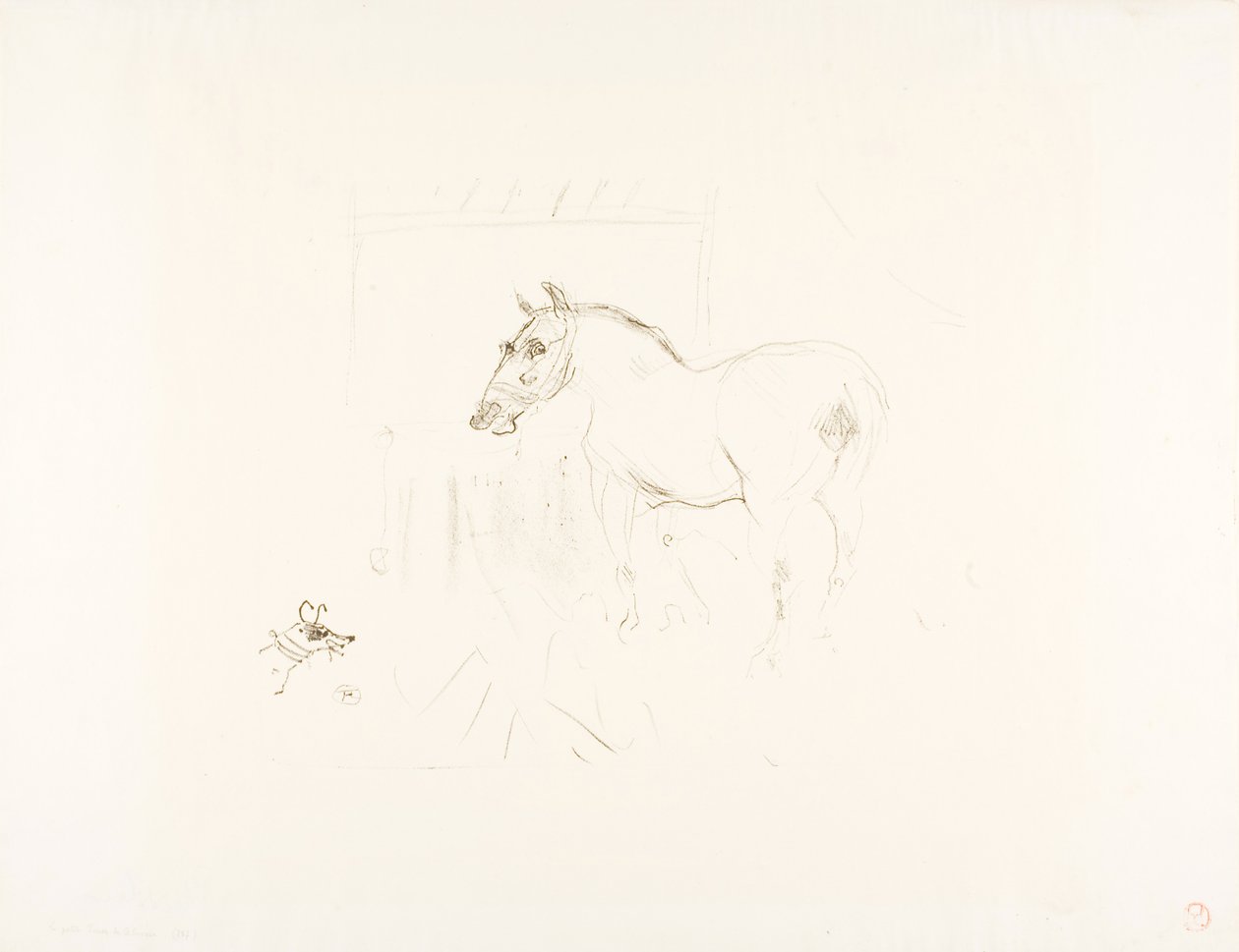 O pequeno pónei de Calmèse de Henri de Toulouse-Lautrec
