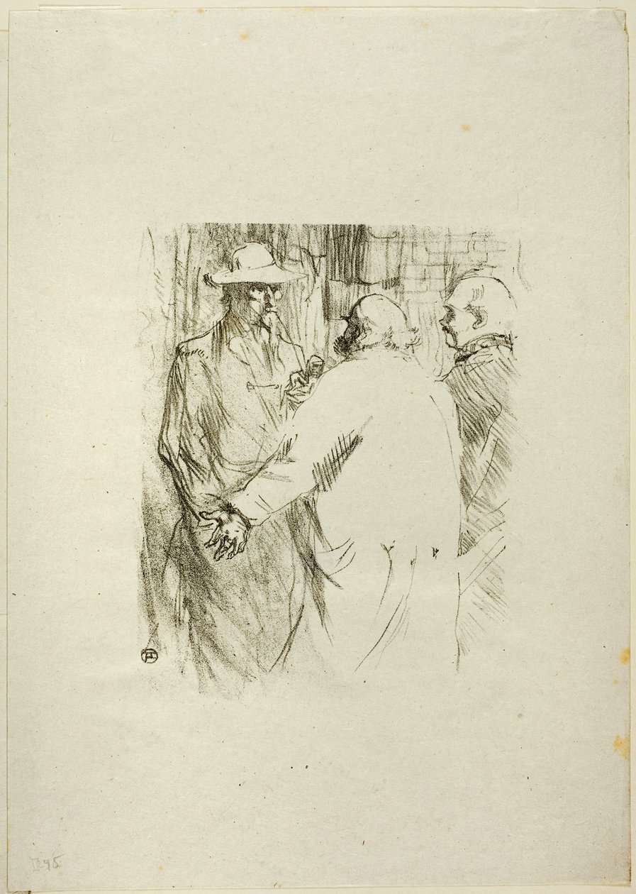 Clemenceau em Busk, de Au Pied du Sinaï de Henri de Toulouse-Lautrec