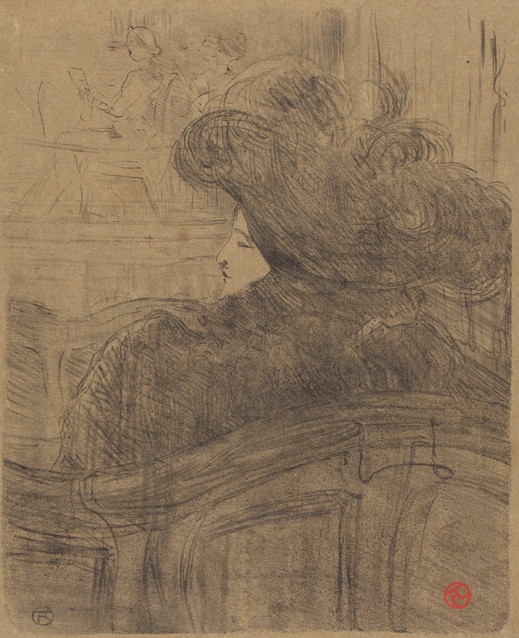 Cleo de Merode de Henri de Toulouse-Lautrec