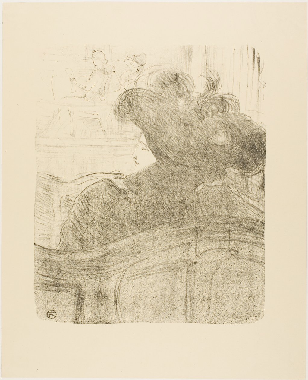 Cléo de Mérode, de Treze Litografias de Henri de Toulouse-Lautrec