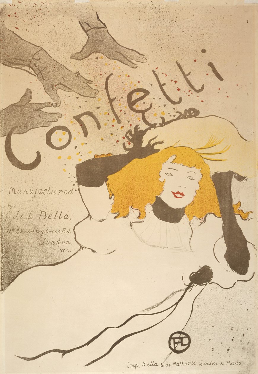Confetti de Henri de Toulouse Lautrec