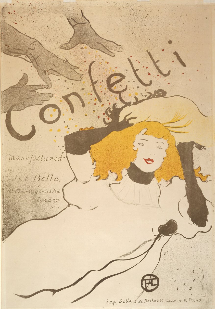 Konfetti de Henri de Toulouse-Lautrec