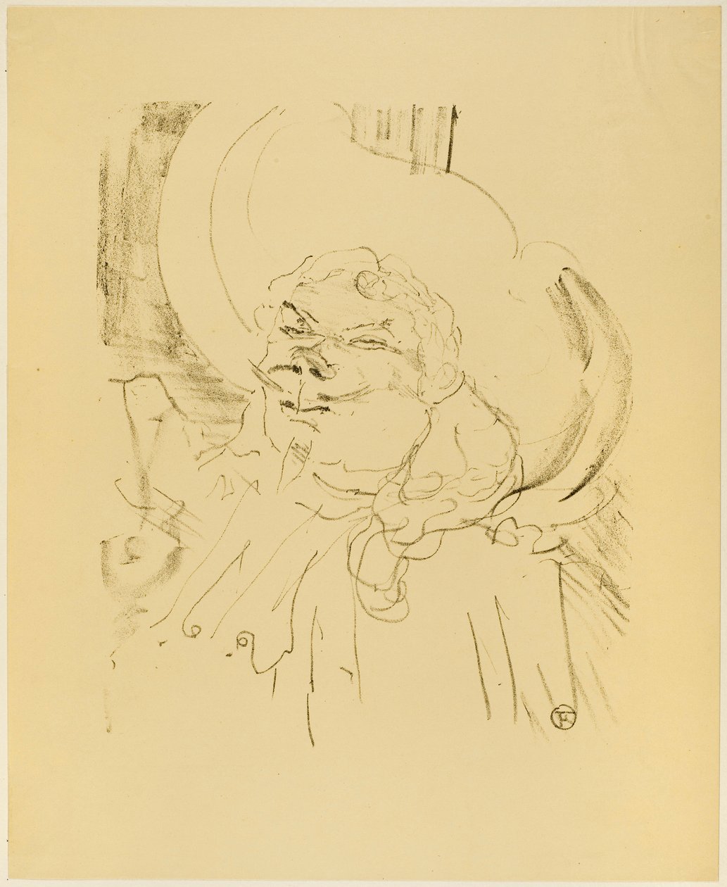 Coquelin, o Velho, das Litografias de Treize de Henri de Toulouse-Lautrec