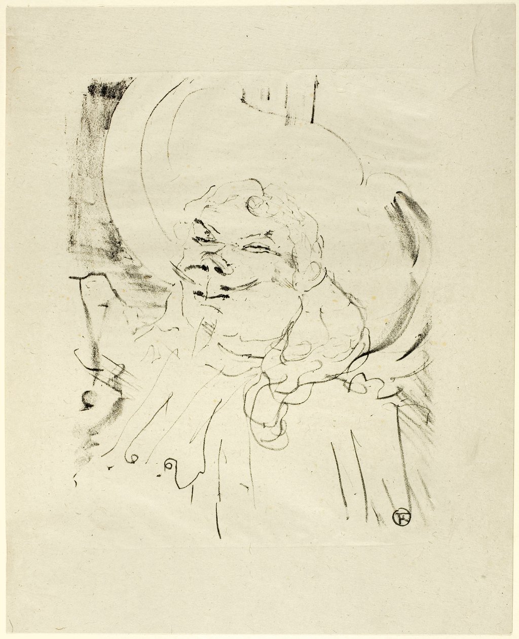Coquelin, o Velho, das Litografias de Treize de Henri de Toulouse-Lautrec