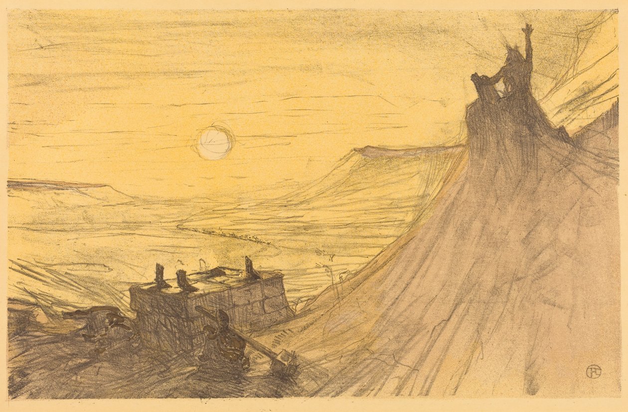 Capa para «Au pied du Sinaï» de Henri de Toulouse-Lautrec